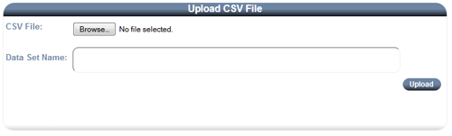 Select the file to upload